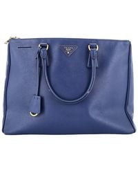 Prada - Saffiano Leather Double Zip Lux Tote Large (Authentic Pre-Loved) - Lyst