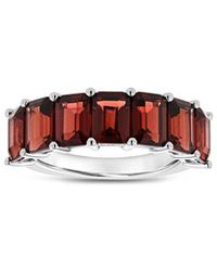 Diana M. Jewels - Fine Jewelry 14k Garnet Half-eternity Ring - Lyst