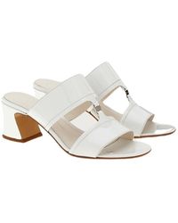 Ferragamo - Salvatore Tot Patent Sandal - Lyst