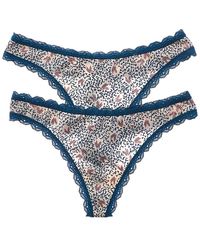 Wacoal - B.Tempt'D By 2Pk Inspired Eyelet Thong - Lyst