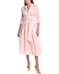 Teri Jon - Taffeta Tea Shirt Gown - Lyst
