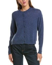 Hannah Rose - Drop Shoulder 100% Cashmere Cardigan - Lyst