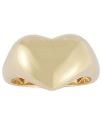 Ember Fine Jewelry - 14K Heart Dome Ring - Lyst