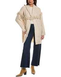 Wit & Wisdom - Fringe Wool-Blend Cardigan - Lyst