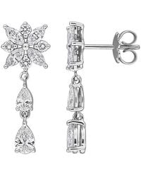 Created Forever - 14K 0.60 Ct. Tw. Lab-Grown Diamond Drop Earrings - Lyst
