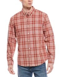 Billy Reid - Box Plaid Tuscumbia Linen-Blend Shirt - Lyst