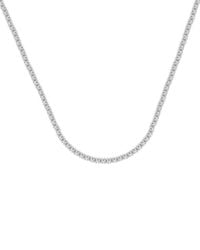 Lab Grown Diamonds - 14K 7.25 Ct. Tw. Lab-Grown Diamond Tennis Necklace - Lyst