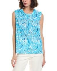 Stella Parker - Willa Linen-Blend Top - Lyst