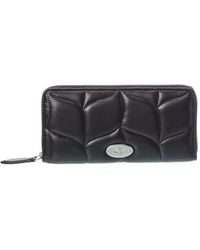 Mulberry - Softie Leather Zip Around Wallet - Lyst