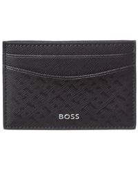 BOSS - Zair Leather Card Case - Lyst
