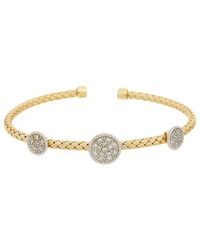 Meshmerise - 18K Over 0.15 Ct. Tw. Diamond Bracelet - Lyst