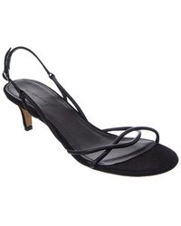 Isabel Marant - Ataja Leather Slingback Sandal - Lyst