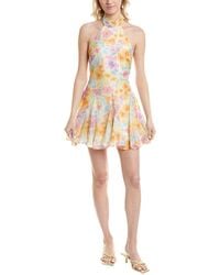 Astr - Sommar Linen-Blend Mini Dress - Lyst