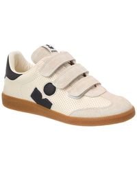 Isabel Marant - Beth Leather & Suede Sneaker - Lyst