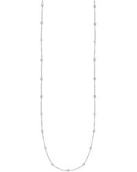 Suzy Levian - 14k 0.60 Ct. Tw. Diamond 36in Station Necklace - Lyst