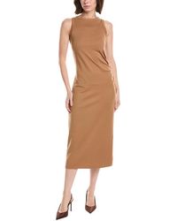 Vince - Side Drape Tank Dress - Lyst