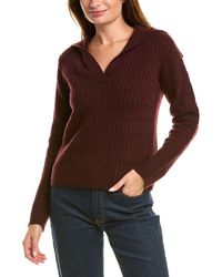 Theory - Dimensional Wool & Cashmere-blend Polo Sweater - Lyst