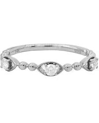 Diana M. Jewels - Fine Jewelry 14k 0.20 Ct. Tw. Diamond Half-eternity Ring - Lyst