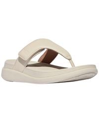 Fitflop - F-Mode Go Adjustable Flatform Toe Post Sandal - Lyst