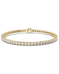 Lab Grown Diamonds - 14K 10.00 Ct. Tw. Lab-Grown Diamond Tennis Bracelet - Lyst