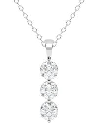 Diamond Select Cuts - 14K 2.00 Ct. Tw. Diamond Pendant Necklace - Lyst
