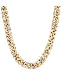 Lab Grown Diamonds - 14K 4.80 Ct. Tw. Lab-Grown Diamond Fashion Necklace - Lyst