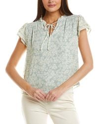 Cece - Swiss Dot Blouse - Lyst
