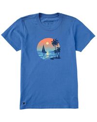 Life Is Good. - Life Is Good Crusher T-Shirt - Lyst