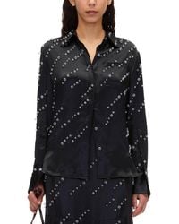 3.1 Phillip Lim - Liquid Satin Pajama Shirt - Lyst