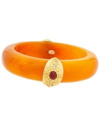 Kenneth Jay Lane - Plated Bangle Bracelet - Lyst