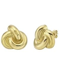 Italian Silver - 14K Plated Earrings - Lyst