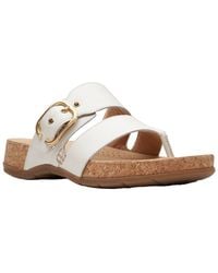 Clarks - Reileigh Park Leather Sandal - Lyst
