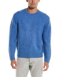 Vince - Brushed Alpaca & Wool-blend Crewneck Sweater - Lyst