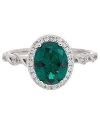 Juvell - 18K Plated Topaz Cz Ring - Lyst