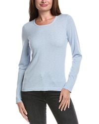 Forte - Crewneck Silk & Cashmere-Blend Sweater - Lyst