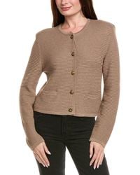 Hannah Rose - Textured Crop Cashmere-Blend Jacket - Lyst