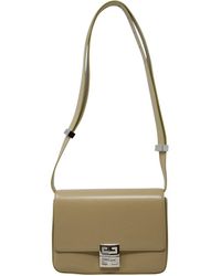 Givenchy - Creme Calfskin Leather Shoulder Bag (Authentic Pre-Owned) - Lyst