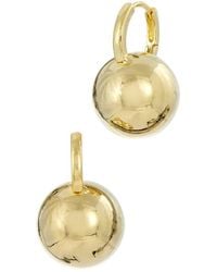 Savvy Cie - 18K Plated Drop Earrings - Lyst