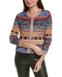 tyler boe - Daniella Novelty Stitch Cardigan - Lyst