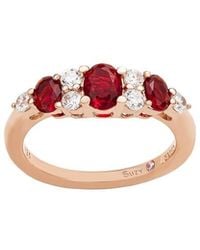 Suzy Levian CZ Jewelry - Suzy Levian Cz Anniversary Ring - Lyst