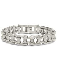 Sterling Forever - Rhodium Plated Bolt Chain Watch Band - Lyst