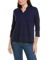 Jones New York - Petite Mandarin Collar Dolman Top - Lyst