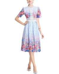 DZA - Midi Dress - Lyst