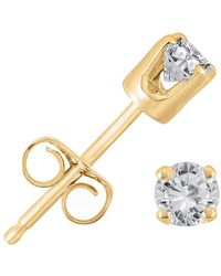 Diana M. Jewels - Fine Jewelry 14k 0.33 Ct. Tw. Diamond Studs - Lyst