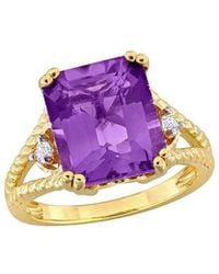 Rina Limor - 12 Ct. Tw. Amethyst, Topaz Cocktail Ring - Lyst