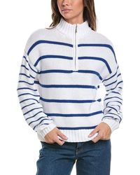 Splendid - Zip Front Sweater - Lyst