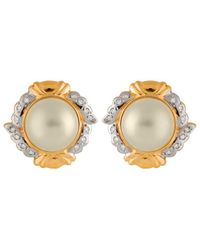 Splendid - 14k 0.28 Ct. Tw. Diamond & 12mmmm Pearl Earrings - Lyst