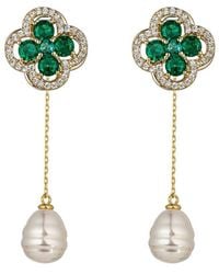 Eye Candy LA - Cz Drop Earring - Lyst