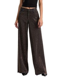 Alice + Olivia - Amazing Low-Rise Embellished Baggy Jean - Lyst