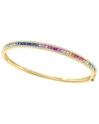 Effy Fine Jewelry - 14K 2.59 Ct. Tw. Diamond & Multi Sapphire Bracelet - Lyst